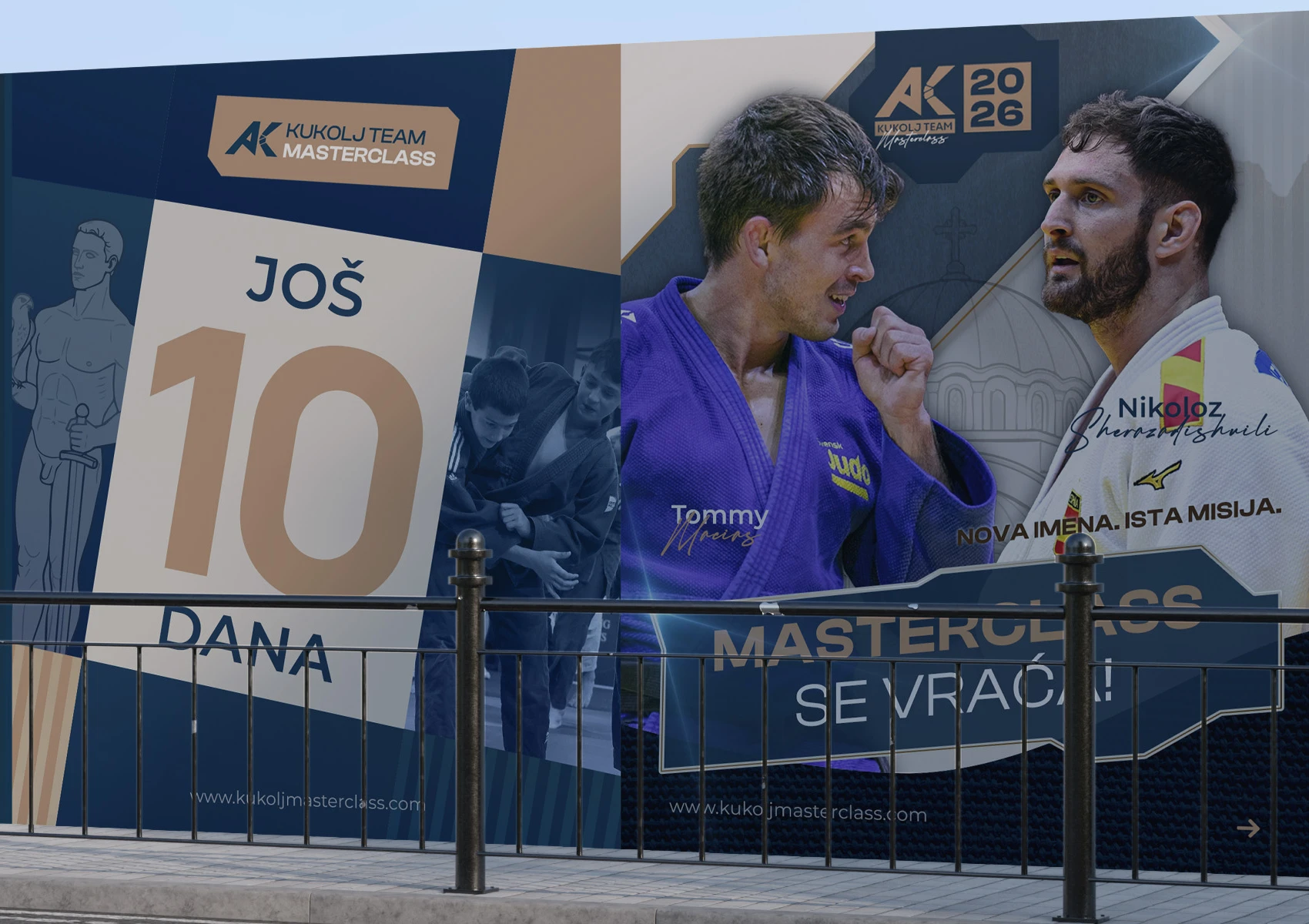 Dvije objave iz 2026: odbrojavanje kad je ostalo još 10 dana, i Tommy Macias i Nikoloz Sherazadishvili uz poruku „Masterclass se vraća!”